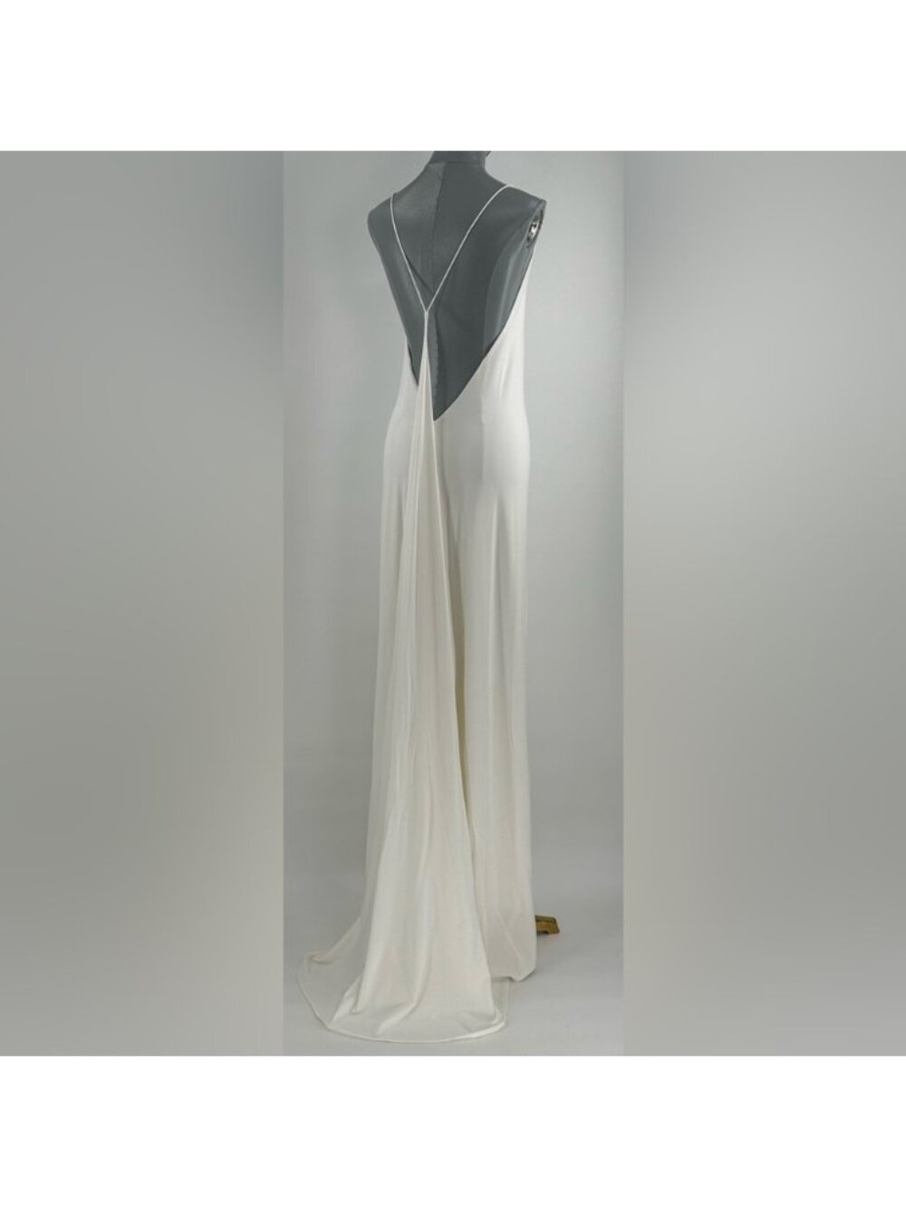 🆕 RAT & BOA 🧿 NWOT Amora Back Draped Jersey Dress, White - Sz XS - Picture 6 of 14